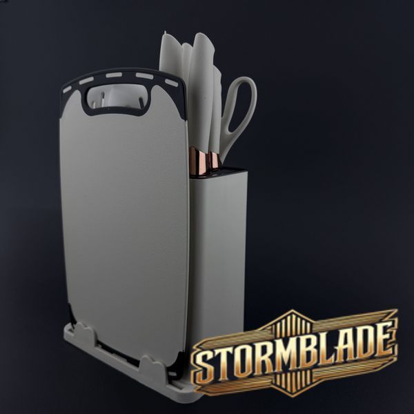 Набір кухонного приладдя на підставці 19 штук із силікону з дерев'яною ручкою, білий HP4W фото