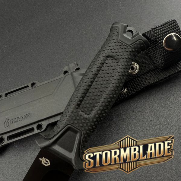Туристичний ніж Gerber Strongarm чорний S16 фото